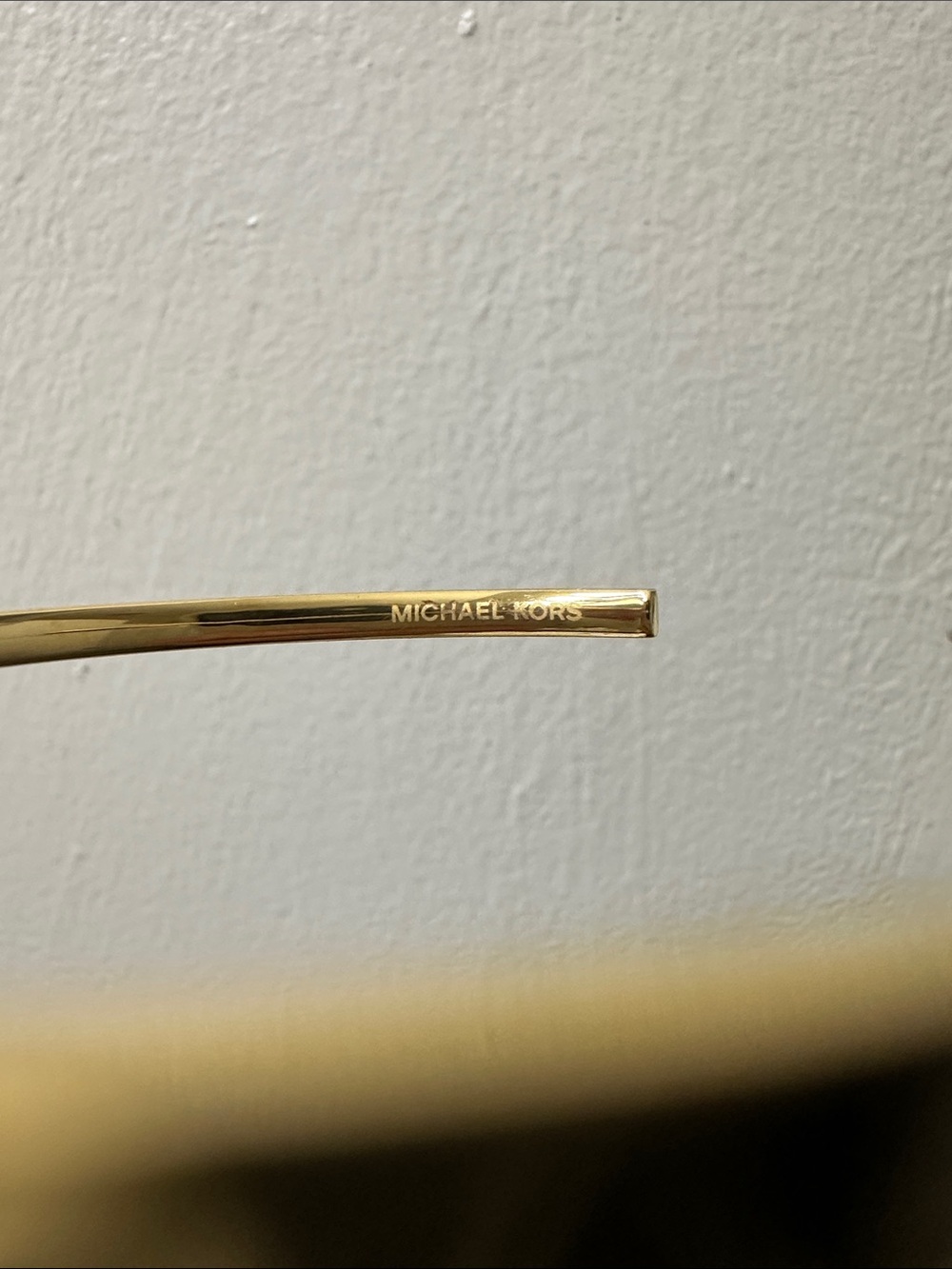 Michael Kors Gold Hoop Earrings with Stud Accents- NWOT - Picture 3 of 4